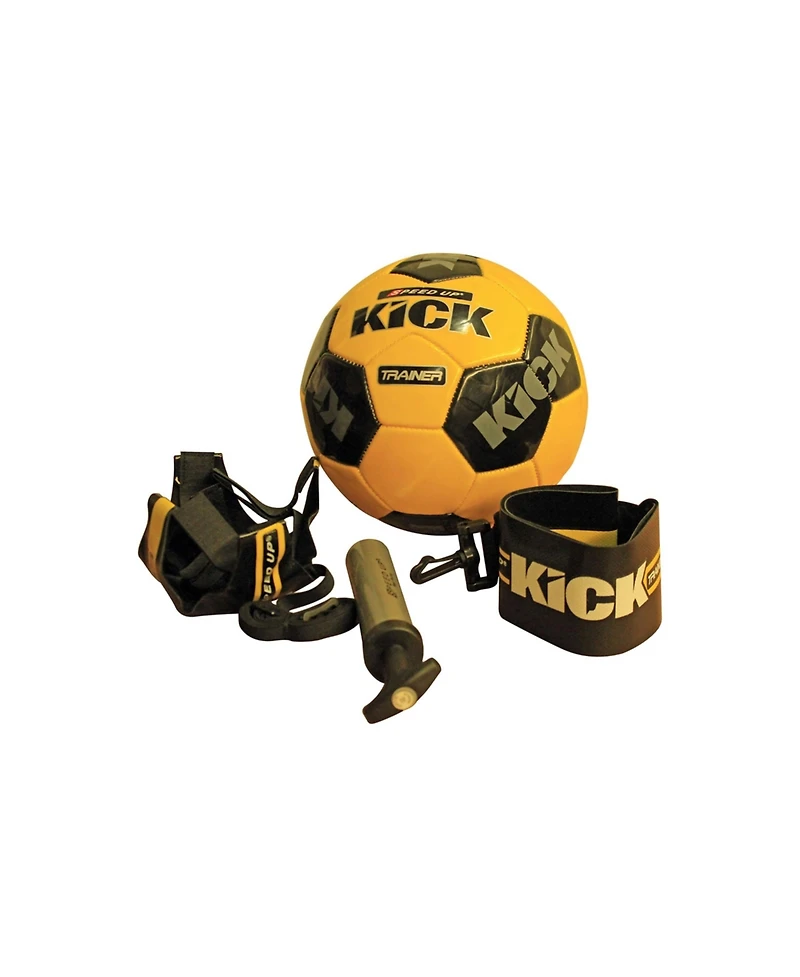 Amber Fight Gear Soccer Football Kick Throw Solo Trainer Practice Training Aide with Adjustable Waist Belt