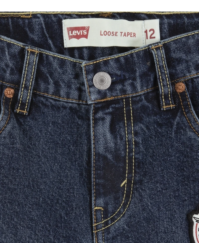 Levi's Big Boys Stay Loose Tapered Fit Patch Jeans
