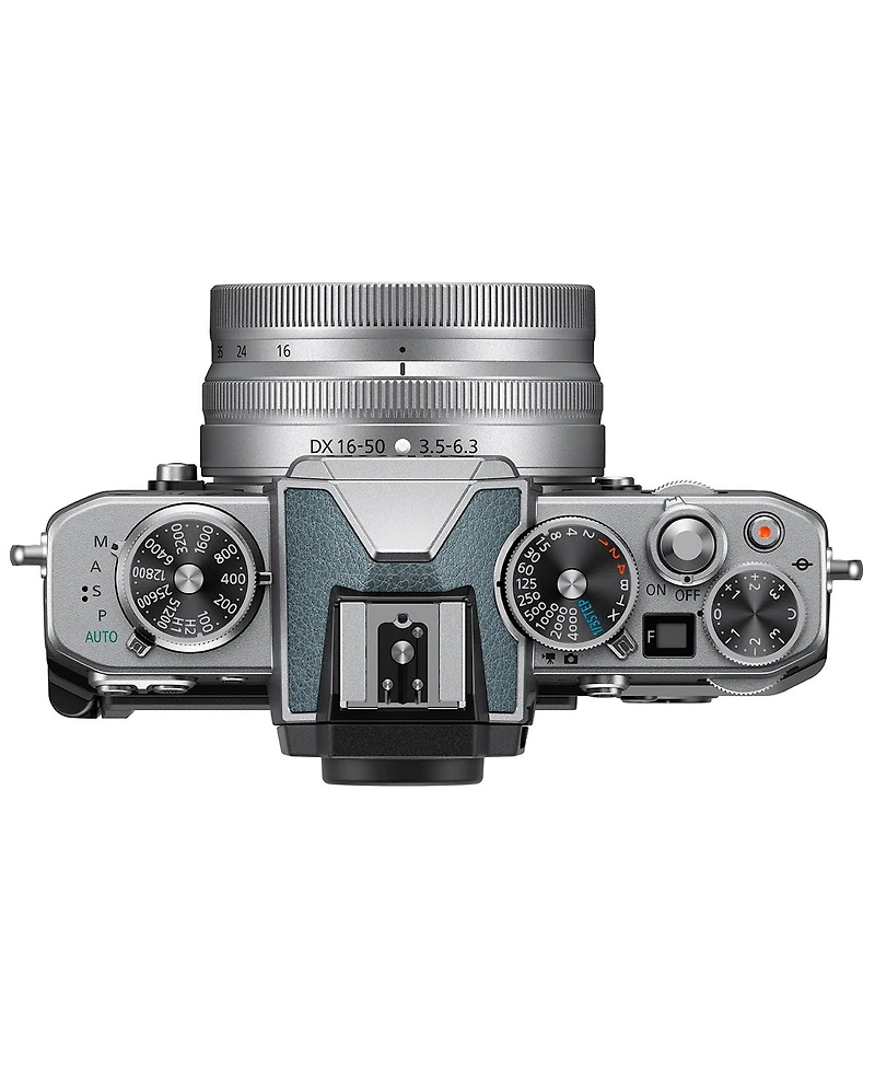 Nikon Z fc Dx-Format Mirrorless Camera with Nikkor Z Dx 16-50mm f/3.5-6.3 Vr Lens, Chalk Blue