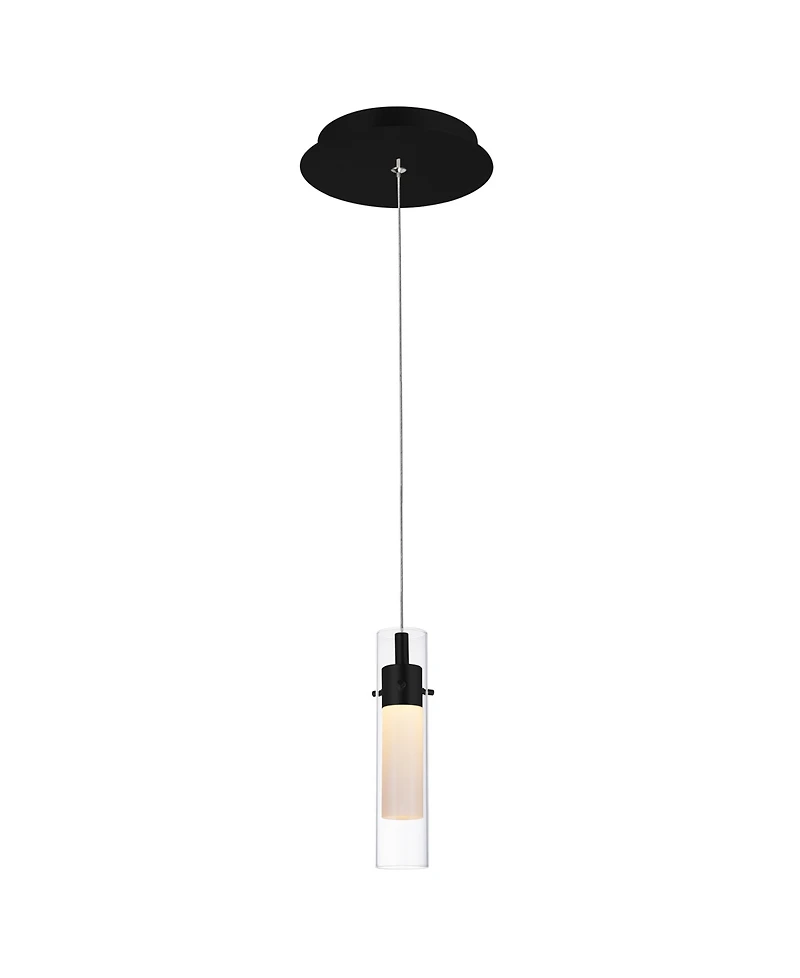 Cwi Lighting 10.5" Metal Olinda Led Integrated Mini Pendant