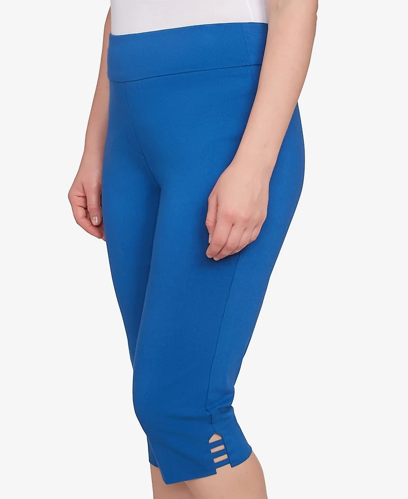 Ruby Rd. Petite Ladder Hem Americana Clamdigger Pullover Pants