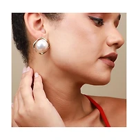 Sohi Gold-Plated Stud Earrings