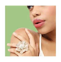 Sohi Floral Rhinestone Ring