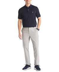 Nautica Men's Signature Slim-Fit Flat-Front Performance Pants