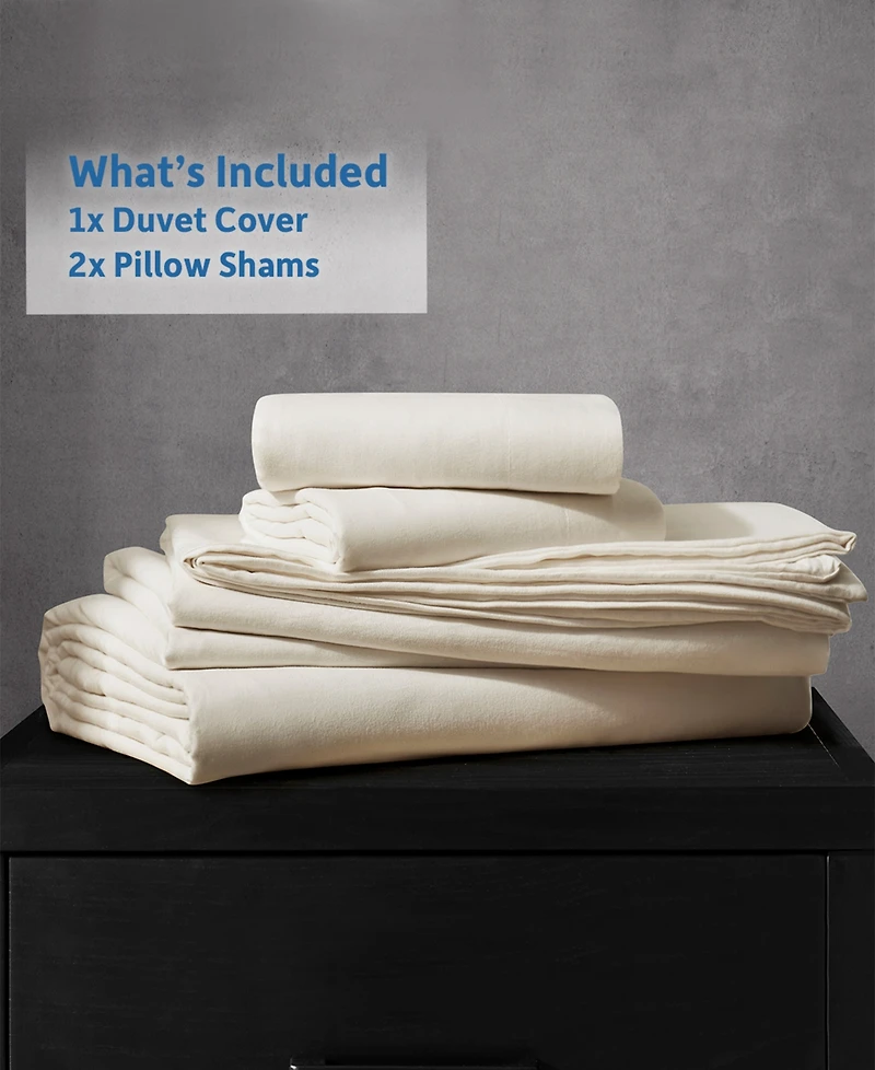 Nestl Ultra Soft Prewashed 3-Pc. Duvet Cover Set