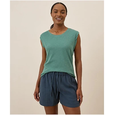 Pact Women's Organic Cotton Featherweight Slub Muscle Tee