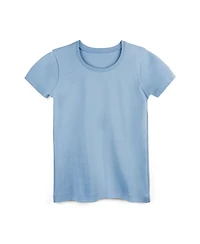 Mightly Girls Fair Trade Organic Cotton Ribbed Scoop Neck Tee