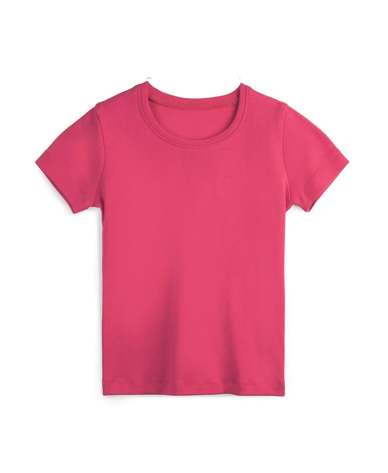 Mightly Girls Fair Trade Organic Cotton Ribbed Scoop Neck Tee