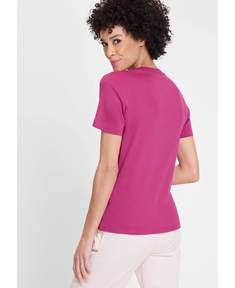 Olsen Women's Solid Tunic T-Shirt