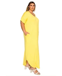 L I V D Plus Scarlett Maxi Pocket Dress