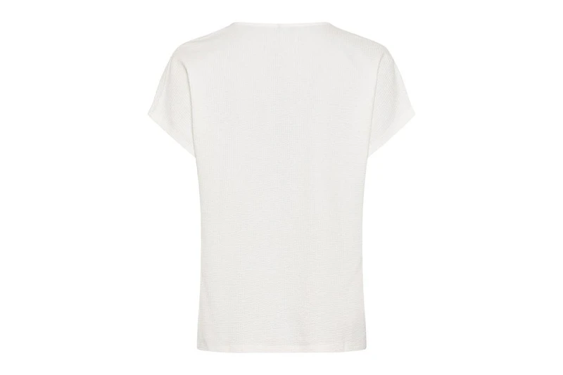 Olsen Women's Seersucker V-Neck T-Shirt