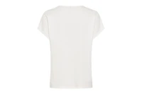 Olsen Women's Seersucker V-Neck T-Shirt