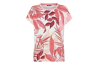 Olsen Women's Leaf Print T-Shirt