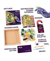 Okto Sensory Art 3D Woodcraft “Energy” – Succulent Craft Kit