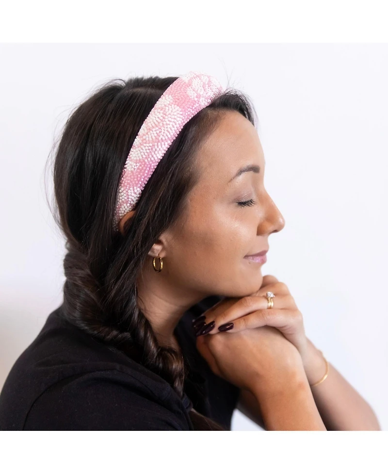 Traditional Headband - Beaded Floral
