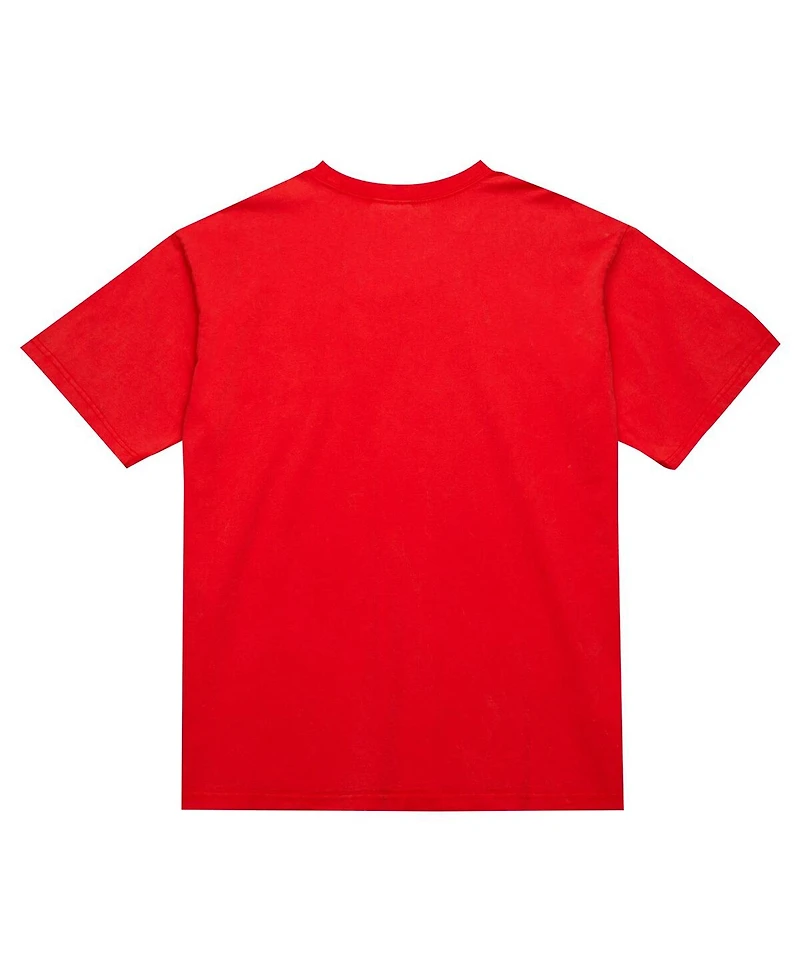 Mitchell & Ness Men's Red Georgia Bulldogs Big Tall Fade Away Premium T-Shirt