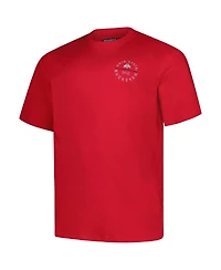 Fanatics Men's Scarlet Ohio State Buckeyes Big Tall Fast Break 2 Hit T-Shirt