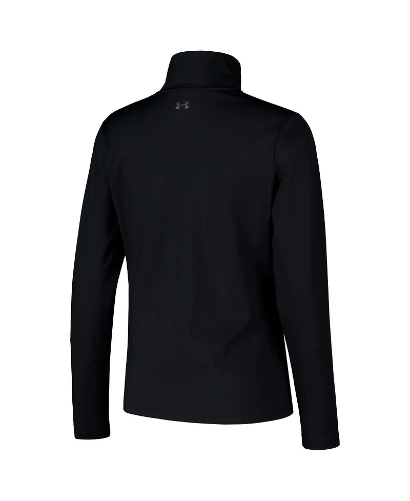Under Armour Women's Black Cincinnati Bearcats Sweat-Wicking Soft Motion Full-Zip Jacket