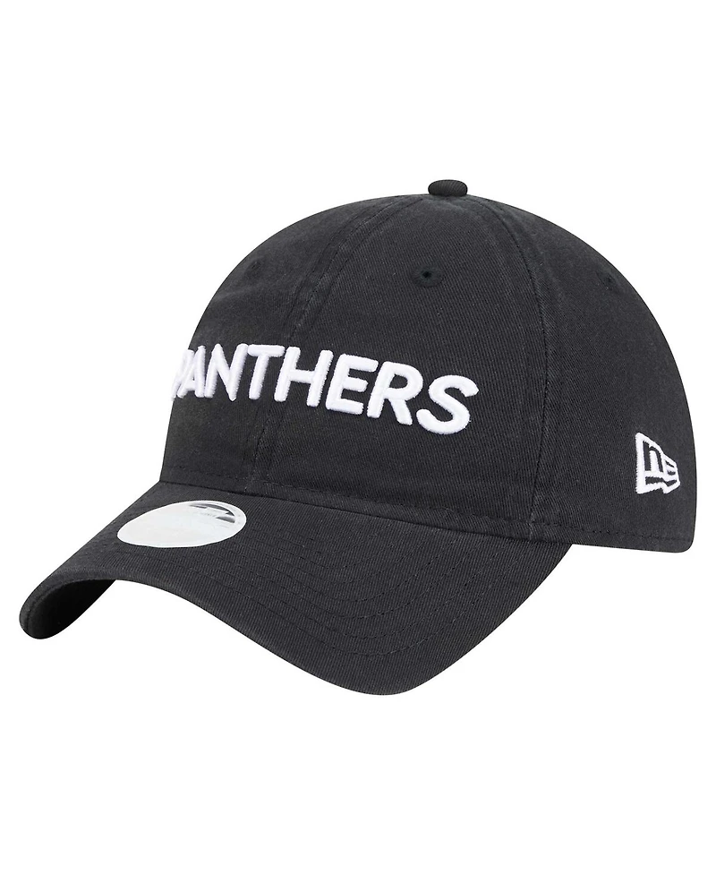 New Era Women's Black Carolina Panthers Cece 9TWENTY Adjustable Hat