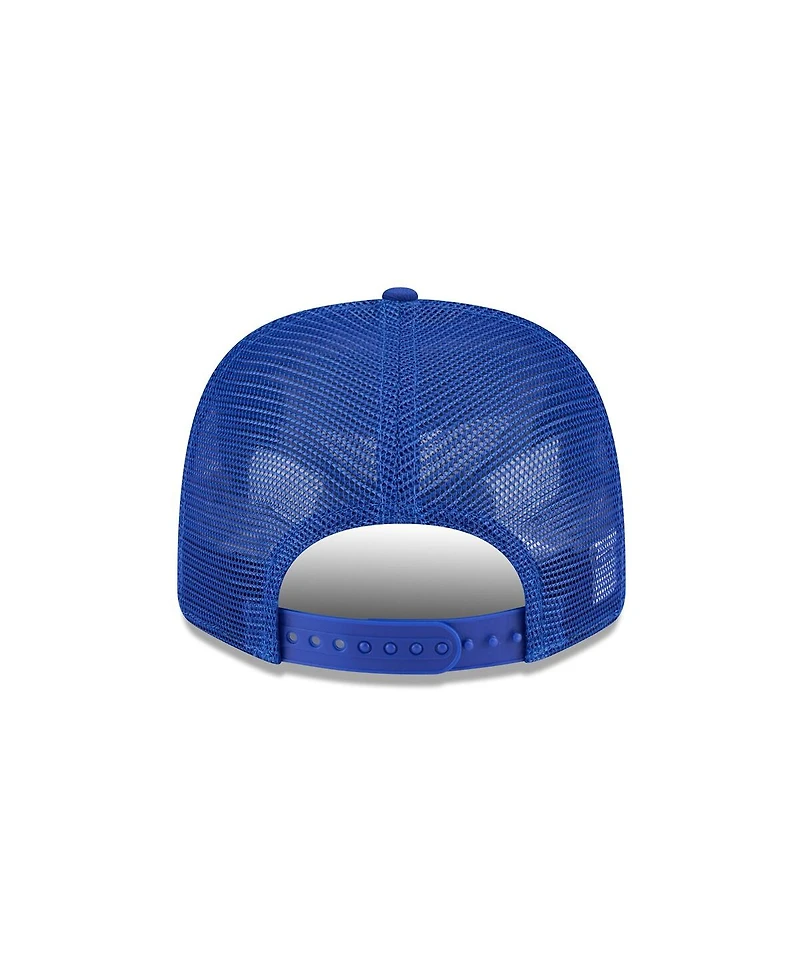 New Era Men's Blue Philadelphia 76ers Victory Grove Circle Patch 9SEVENTY Adjustable Hat