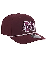 New Era Men's Maroon Mississippi State Bulldogs Game Day Multi-Rope 9SEVENTY Stretch-Snap Hat