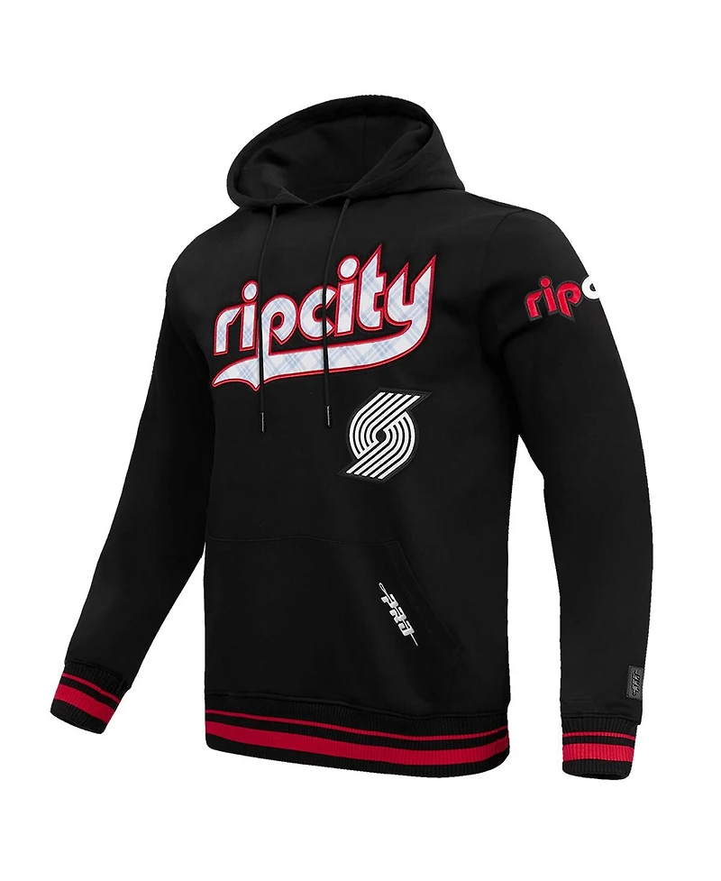 Pro Standard Men's Black Portland Trail Blazers 2024/25 City Edition Pullover Hoodie