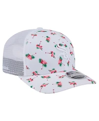 New Era Men's White Chicago White Sox Flamingo Mesh Back 9SEVENTY Stretch-Snap Hat