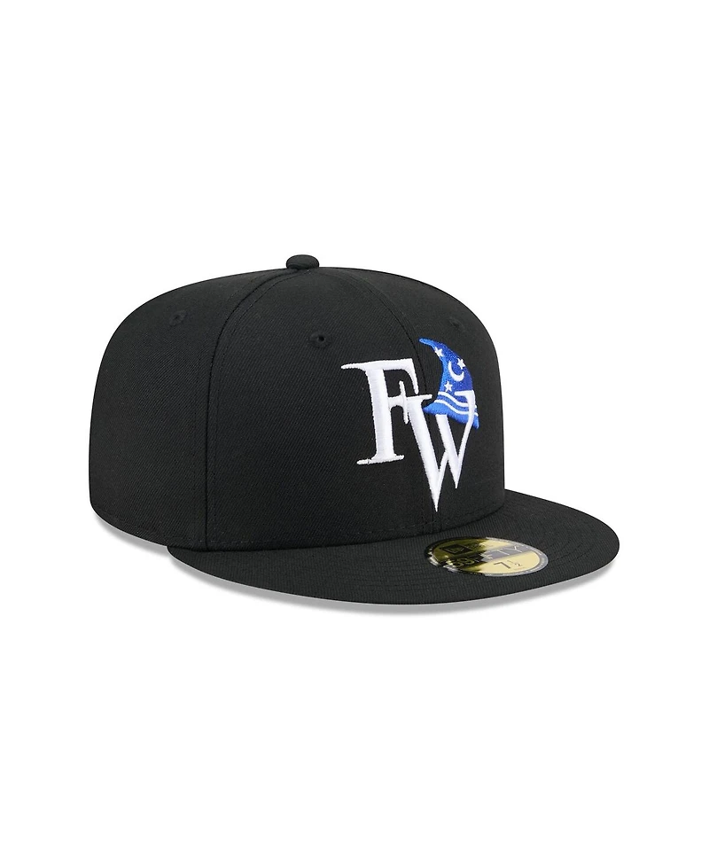 New Era Men's Black Fort Wayne TinCaps Theme Nights 59FIFTY Fitted Hat