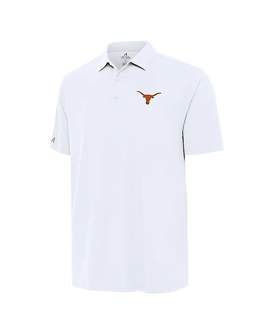 Antigua Men's White Texas Longhorns Era Polo Shirt