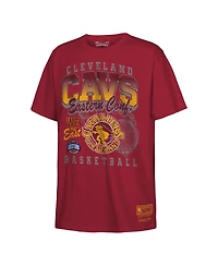Mitchell & Ness Big Boys and Girls Wine Cleveland Cavaliers 2025 Nba Playoffs Retro Monumental T-Shirt