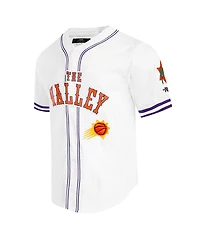 Pro Standard Men's White Phoenix Suns 2024/25 City Edition Mesh Baseball Jersey