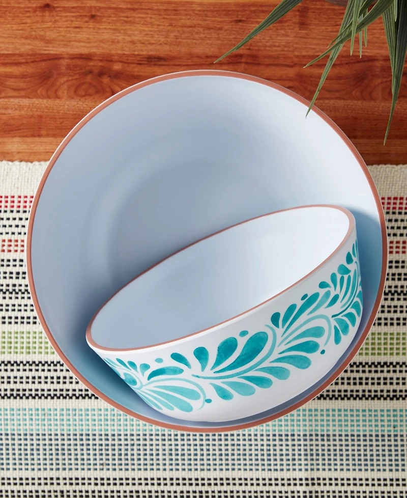 Infuse Melamine Serving Bowls, Set of 2