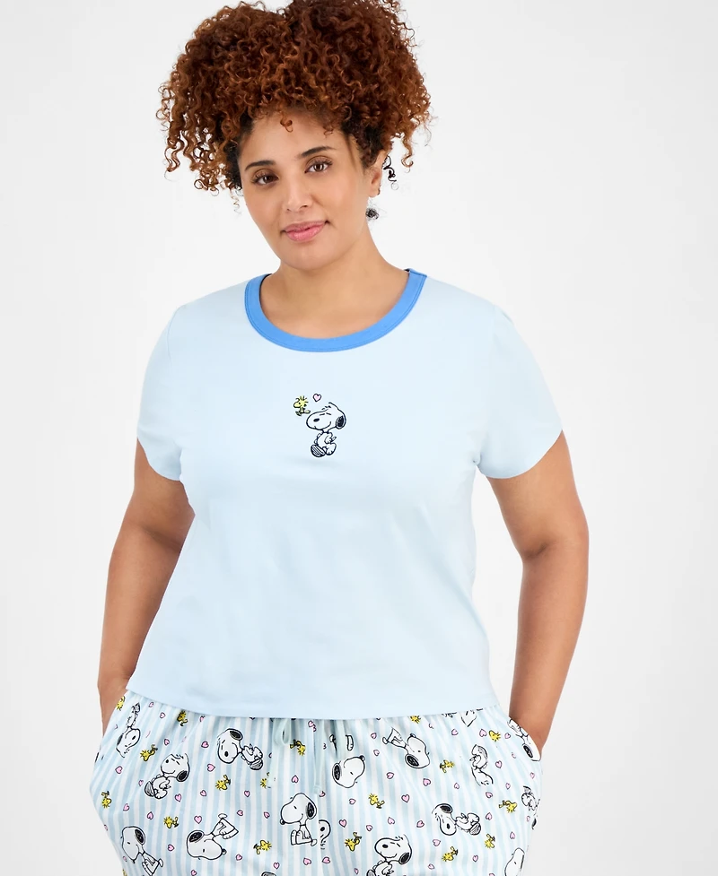 Love Tribe Trendy Plus Snoopy-Graphic Baby T-Shirt