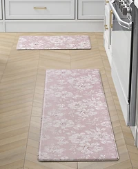 Laura Ashley Iris Ant-Fatigue 2-Pc. Wellness Mats