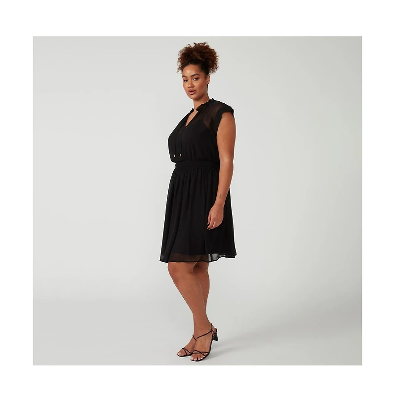Estelle Utah Chiffon Mini Dress