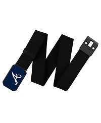 Groove Life Black Atlanta Braves Belt with Team Color Buckle Belt