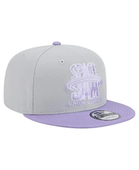 New Era Men's Gray/Light Purple Space Jam: A New Legacy Two-Tone 9FIFTY Snapback Hat
