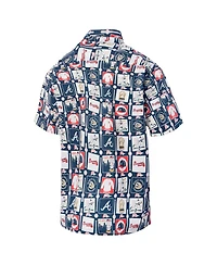 Reyn Spooner Men's Navy Atlanta Braves Champions Scenic Button-Up Shirt