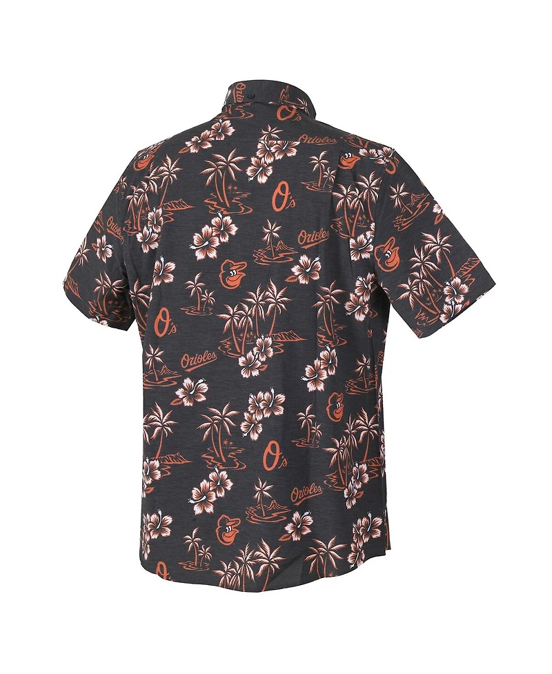Reyn Spooner Men's Black Baltimore Orioles Kekai Performance Button-Up Shirt