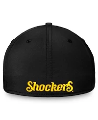 Top of the World Men's Black Wichita State Shockers Reflex 2.0 Logo Flex Hat