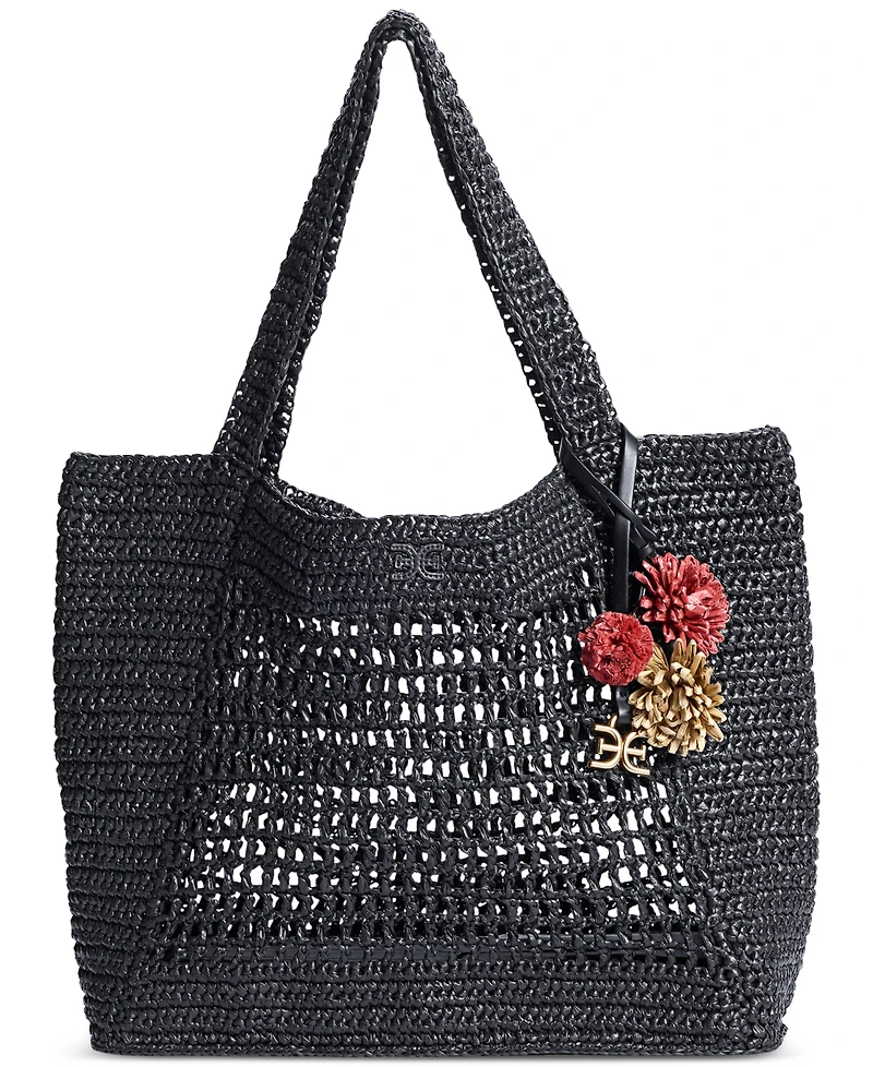 Sam Edelman Marcie Open Weave Raffia Tote