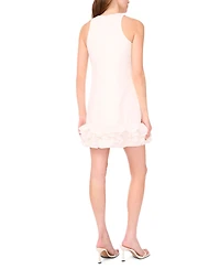 CeCe Women's Sleeveless Ruffled-Hem Sheath Dress