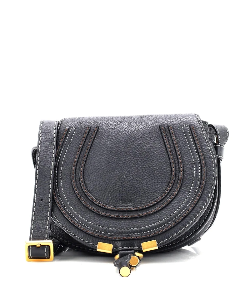 Pre-Owned Chloe Small Marcie Crossbody Bag Leather