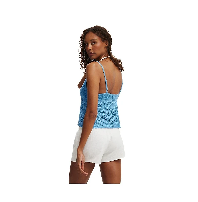 Cotton On Women's Knit Tie Up Cami