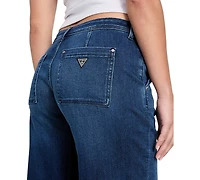 Guess Women's Zoya Mid-Rise Wide-Leg Jeans