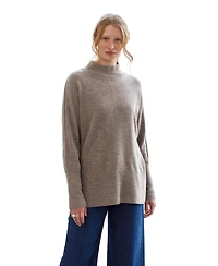 Celtic & Co. Women's Drape Funnel Neck Sweater