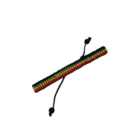 Conservation Pride & Purpose Hand Beaded Bracelet, Rainbow of Maasai Glass Beads