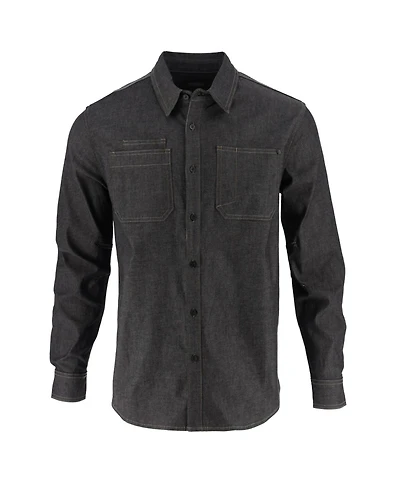 Thorogood Men's Vintage Stretch Denim Long Sleeve Button Up Shirt