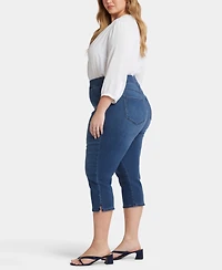 Nydj Plus Dakota Crop Pull-On Jeans