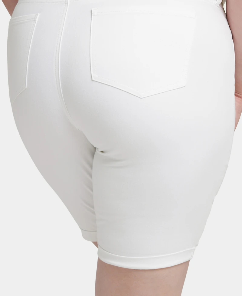 Nydj Plus Briella Roll Cuff Denim Shorts
